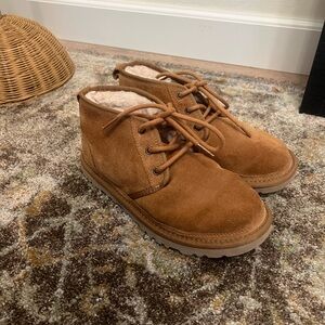 UGG Women's Tan Lace Up Boots